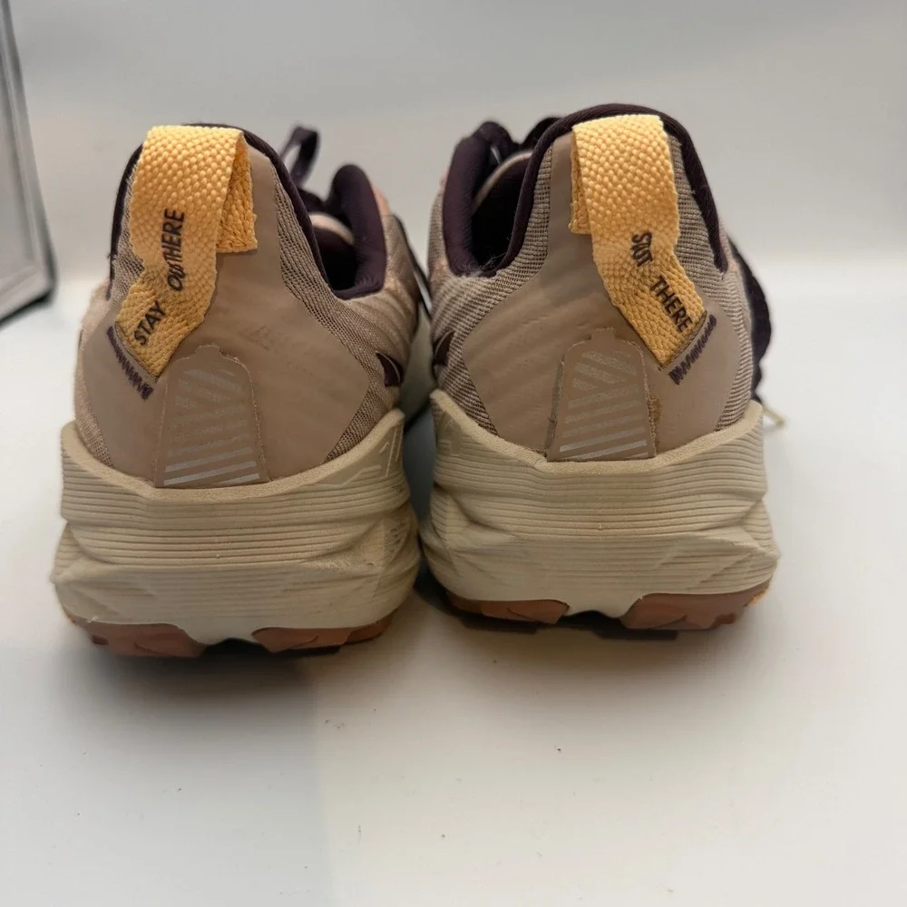 Altra Experience Wild Womens 11 Trail Running Shoes Tan Purple ALOA85QD923